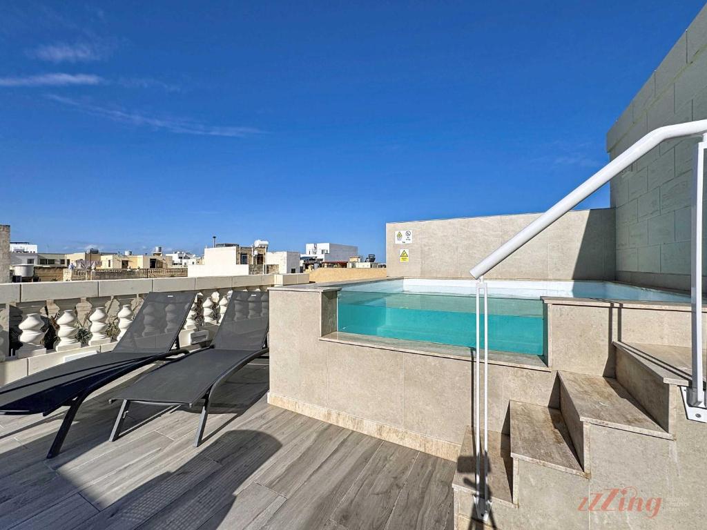 Malta Rooftop Villa with Private Plunge Pool & BBQ