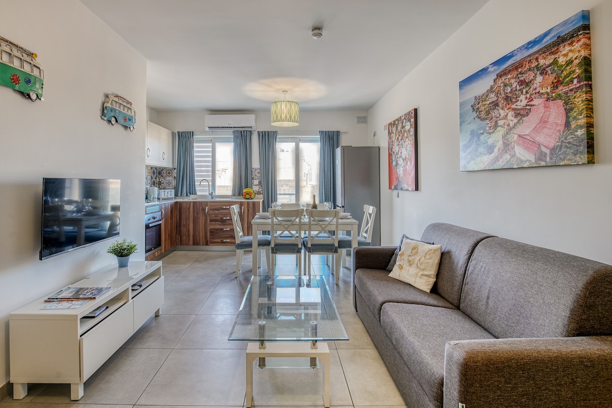 Urocze mieszkanie do wynajęcia 2-sypialniowe w Mgarr