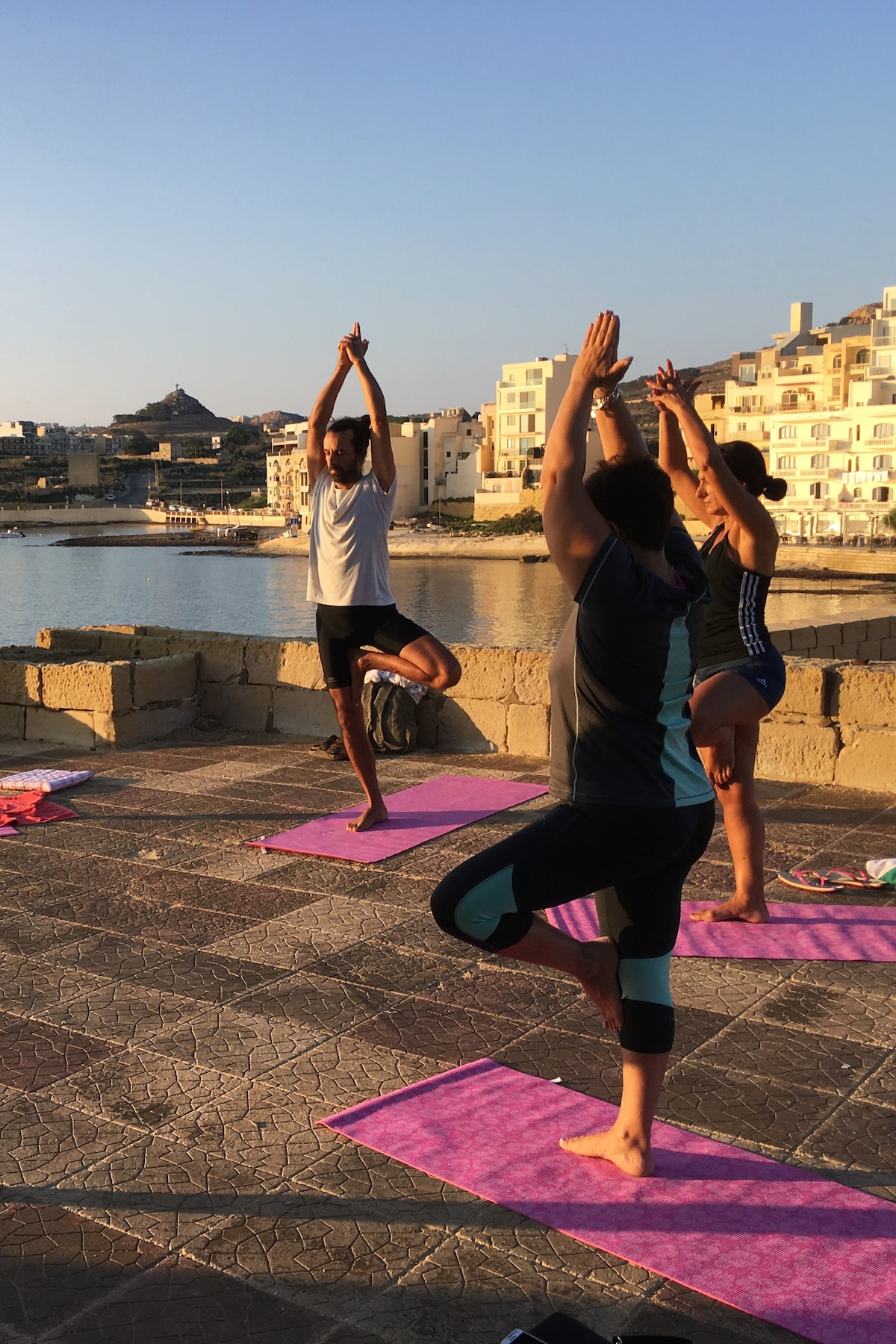 Enjoy outdoor yoga and meditation