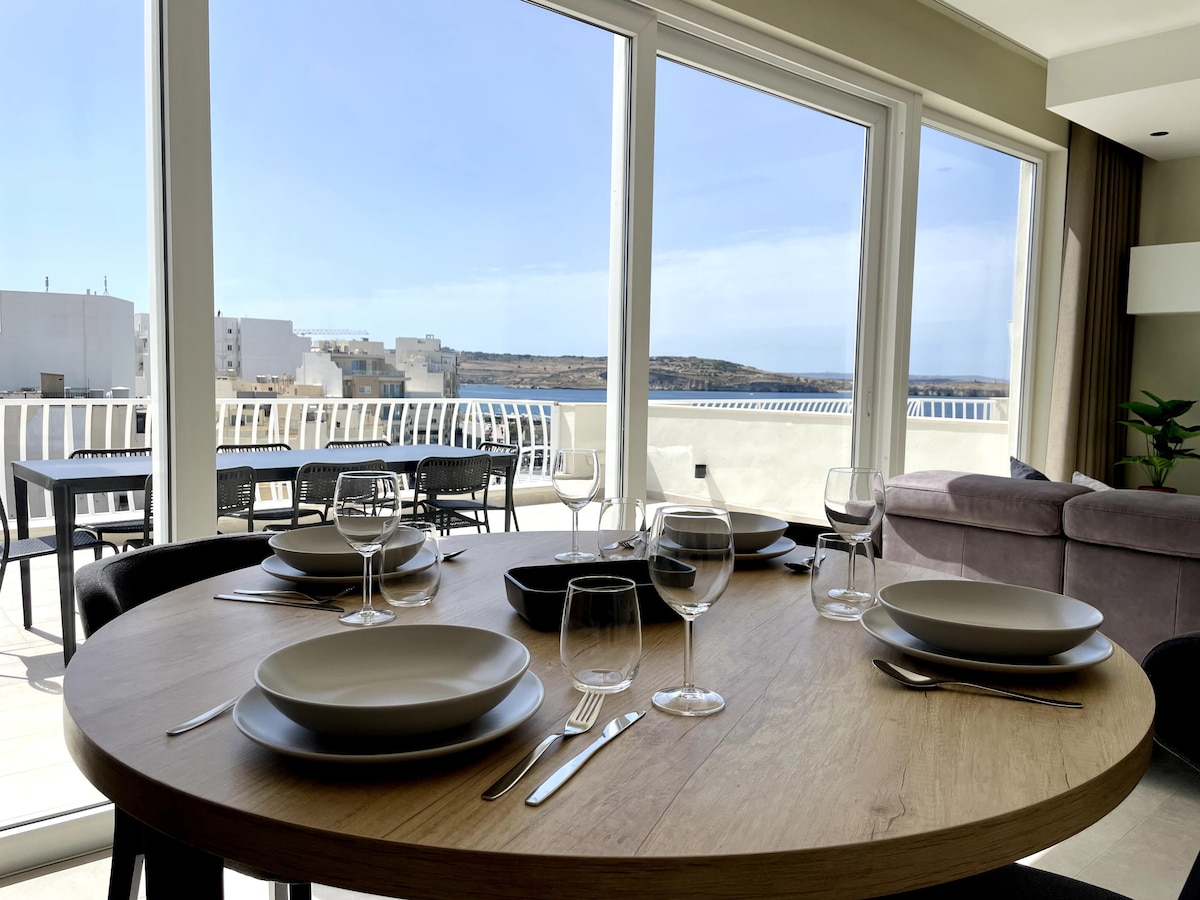 LUX Penthouse Bugibba Seafront