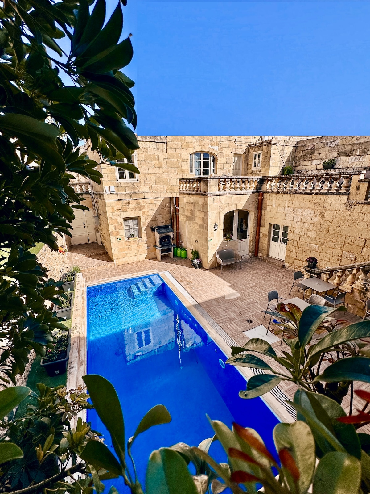 Autentyczny uroczy dom wiejski Gozo B&B z basenem 3