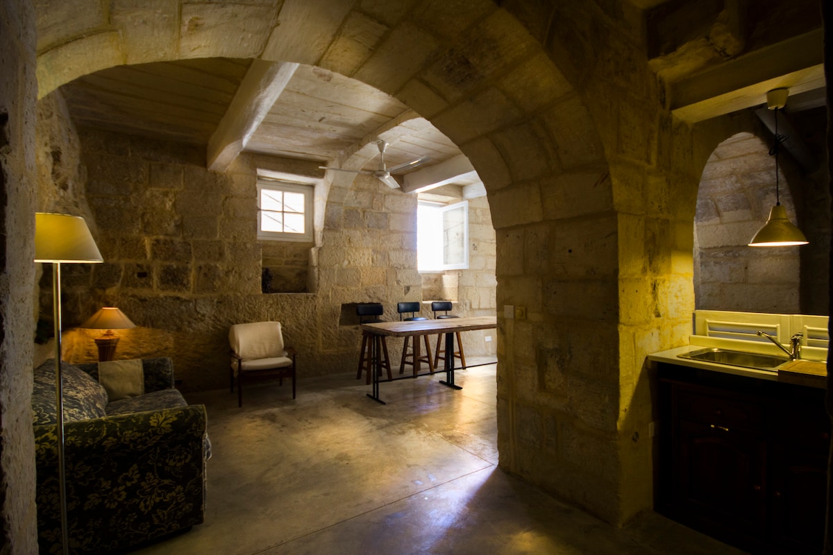 Waterfront historical stone house