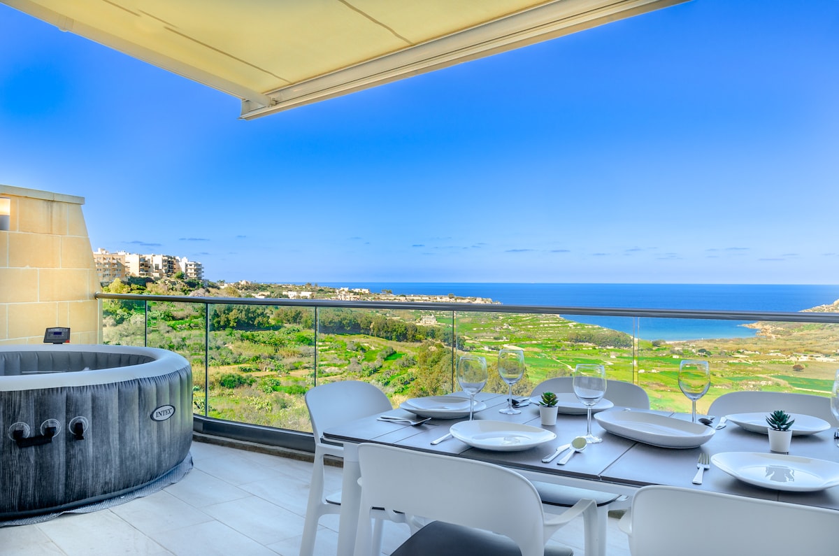 Schronienie z widokami na Ramlę: gorące jacuzzi, basen, 2 min do plaży