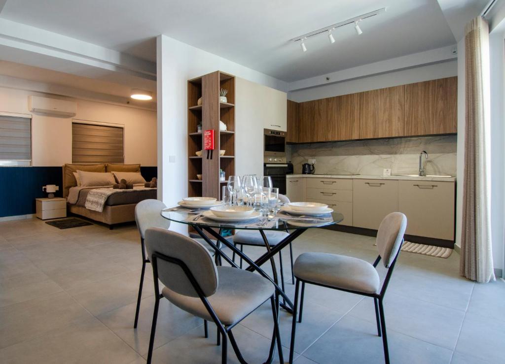 Luxury High-Floor Studio Escape with Balcony