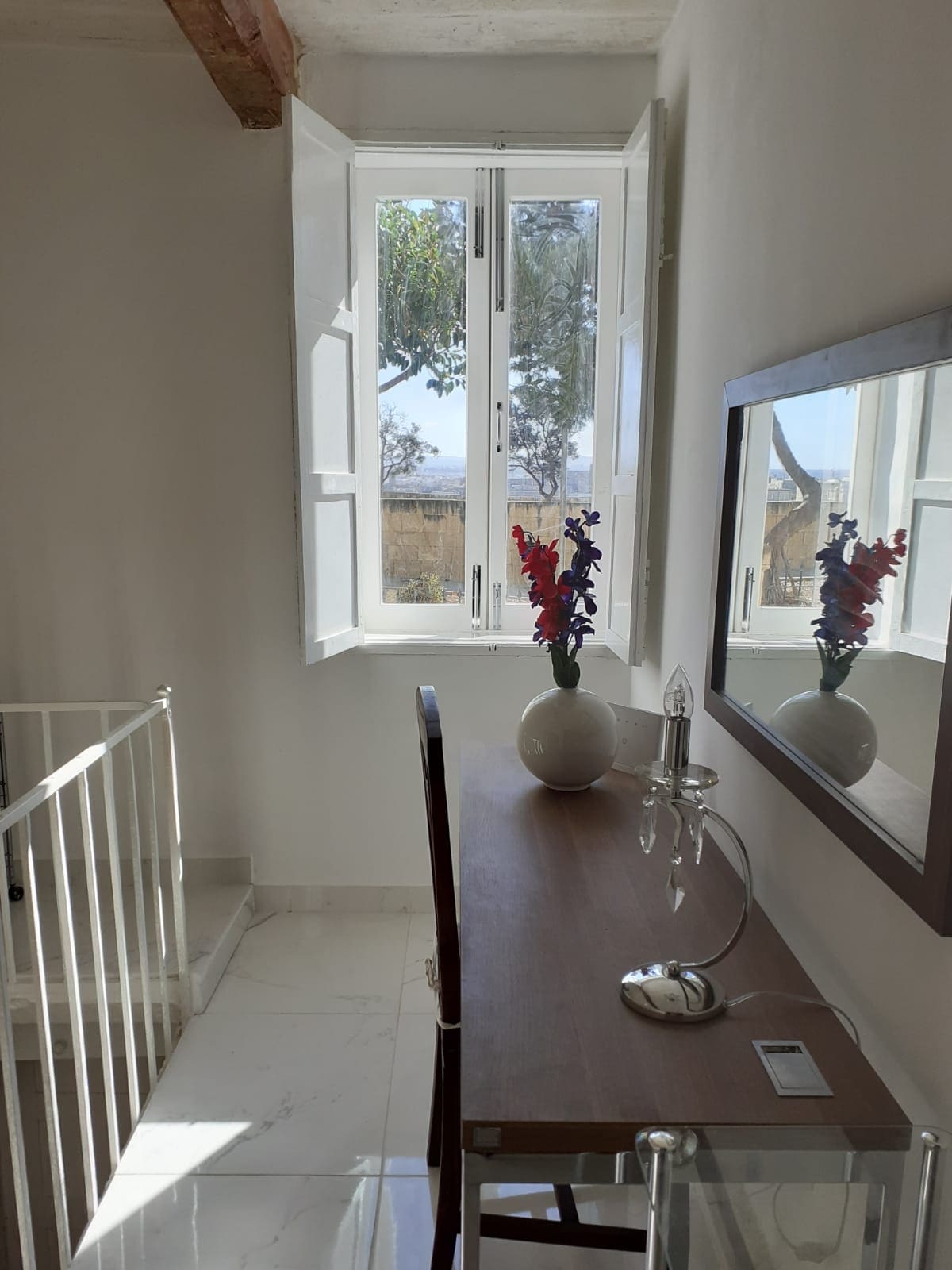 Garden view studio maisonette in Valletta