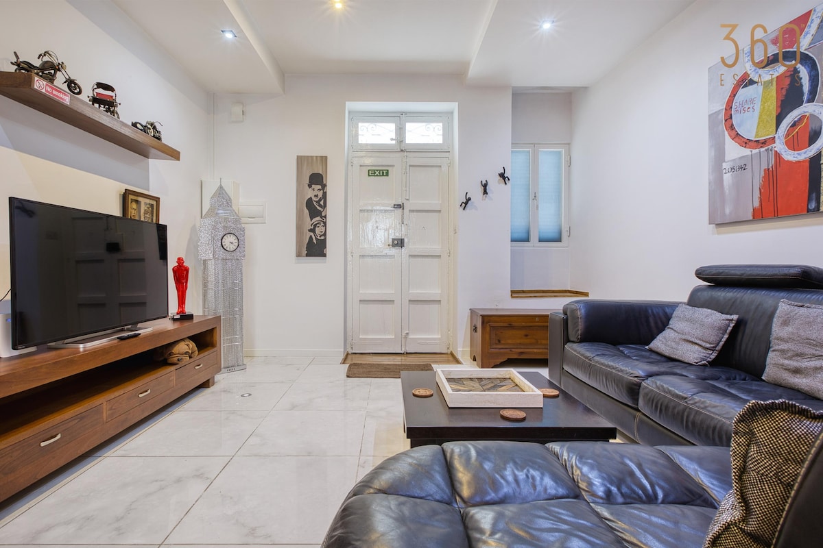 Sunlit Rabat Maisonette with Private Terrace & BBQ
