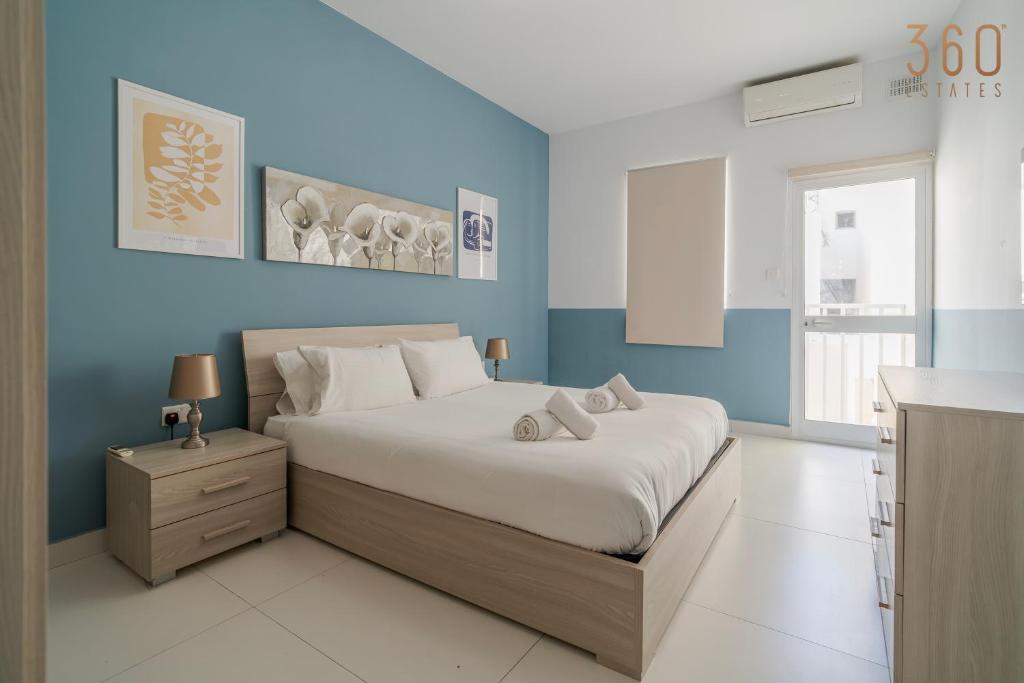 Lovely 1BR Apt Near Gzira Promenade with Wifi & AC by 360 Estates