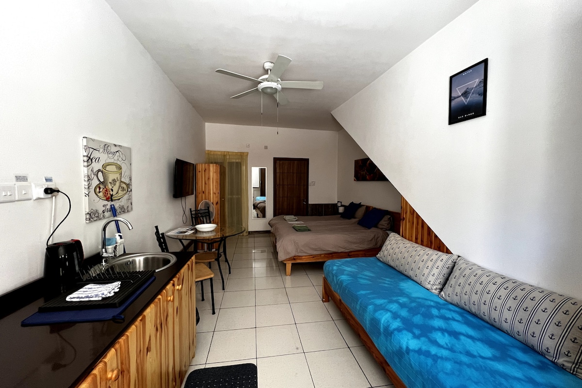 Przestronny apartament studio - 15 minut spacerem do promu