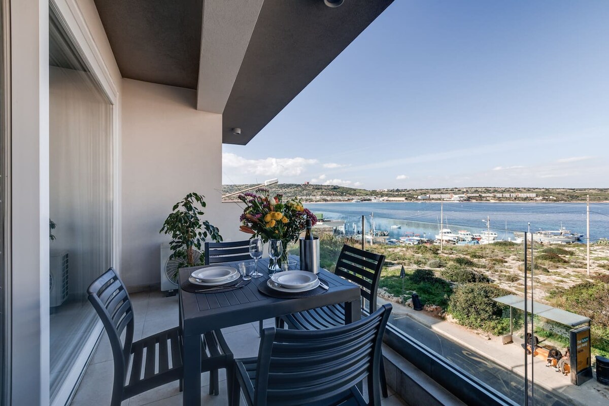 9TEN11 FL 6 1BED Seaview Mellieha Bay by Homely