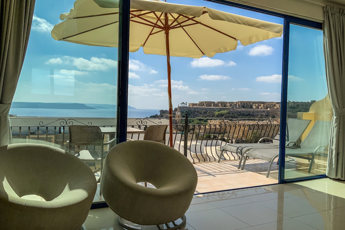 ★Panoramiczny penthouse z widokiem na morze - 140m² + basen + 4 tarasy★