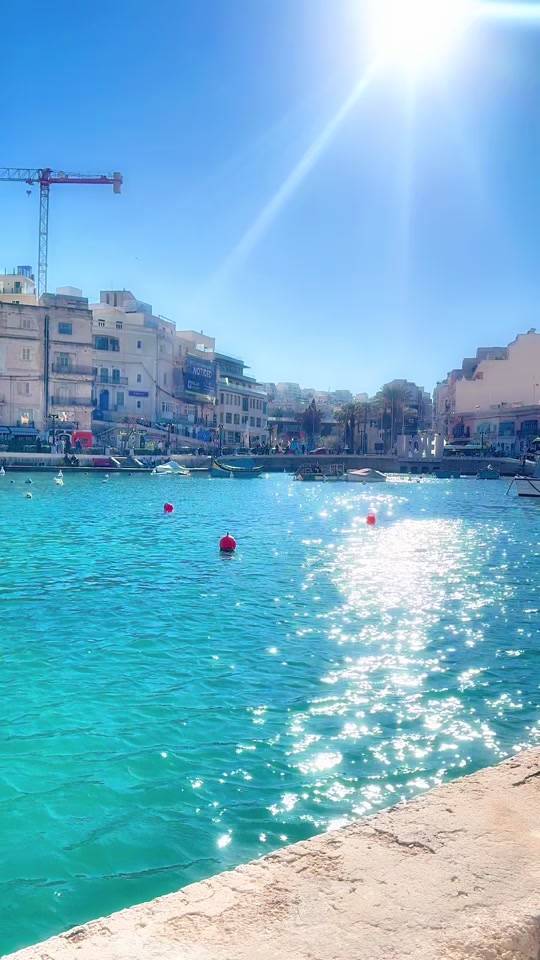 Dzisiejszy piękny dzień na Spinoli w st. Julian’s. 15°C i dużo słońca...